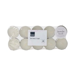 Velas T-light Taupe x20 un Krea