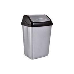 Basurero Plastico Tapa Vaiven 5l Plat