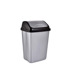 Basurero Plastico Vaiven 26l Plat Oi23  Krea