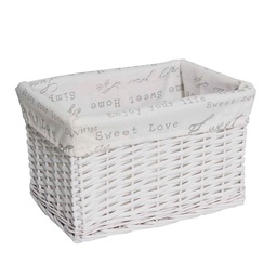 Canasto Mimbre l Blanco Krea