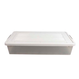 Caja Organizadora 34l B. Cama Transparente Gray Krea