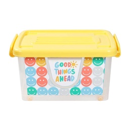 Caja Plastica Ruedas 13l Teen  Krea