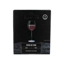 Set 4 Copas de Vino 660 ml La Hacienda