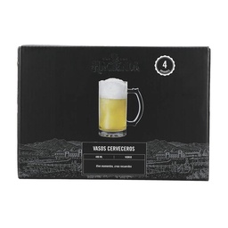 Set 4 Cerveceros 480 ml La Hacienda