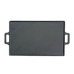 Grill Rectangular con Asas Cast Iron 50 x 22,8 x 1,5 cm La Hacienda