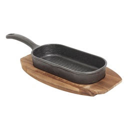 Grill Cast Iron Base Acacia - La Hacienda - 31 x 10 cm