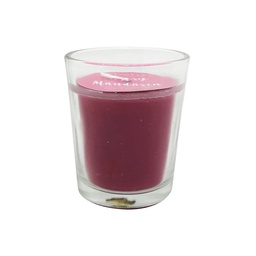 Vela Vaso Vidrio Cherry Krea