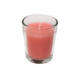 Vela Votiva Vaso Coral Krea