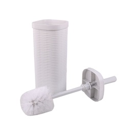 Cepillo de Bano Look Rattan Blanco