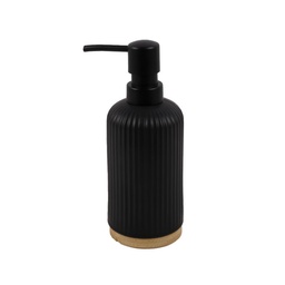 Dispensador Ceramica Negro Bambu Krea