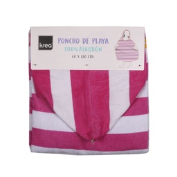 Set Poncho de Playa 60x120 300Gsm 4D Krea