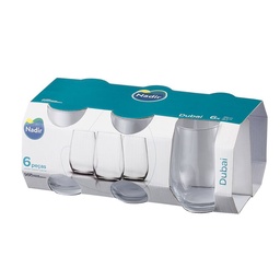 Pack Vaso Dubai 460 ml x 6 un Nadir