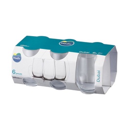 Pack Vaso Dubai 350 ml x 6 un Nadir