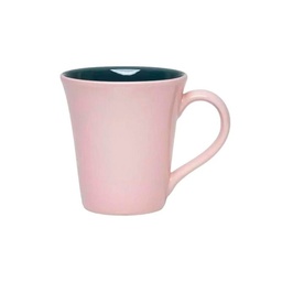 Jarro Mug Ceramica Vde-rosa330 cc