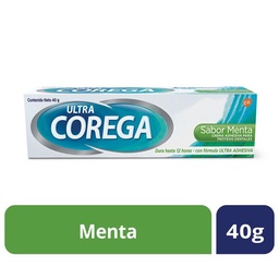 Adhesivo Dental Ultra Corega Menta 40gr