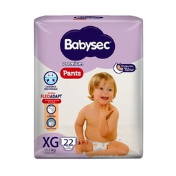 Pañales Premium Pants Xg x 22 u Babysec