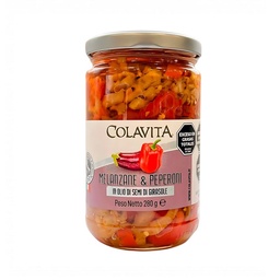 Conserva Colavita Melanzane E  Peperoni x 280 gr