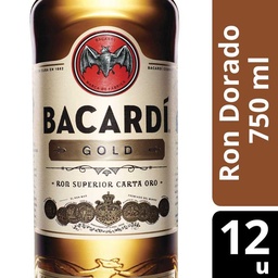 Ron Bacardi Carta Oro 750 ml