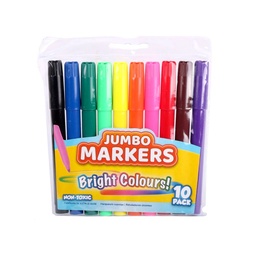 Marcadores de Colores Pack x 10 un Jumbo