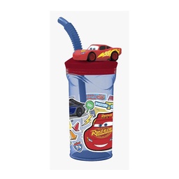 Vaso Figura 3D Cars Stor 360 ml  x 1 u Wabro