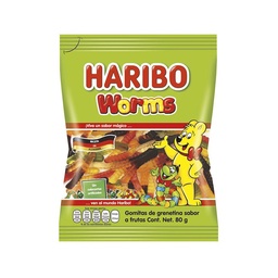 Gomitas Haribo Worms 80 gr