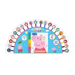 Libro Colleción Peppa Pig Arco Iris de Color 2 Vertice