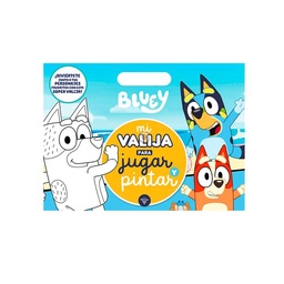 Libro Bluey Valija Jugar y Pintar Vertice