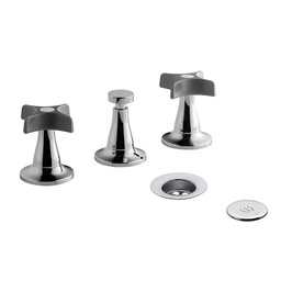 Grifería Fv Bidet Transferencia Petalo Baño Gris-cromo 0295/m3