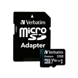 Memoria 32 Gb Verbatim Micro Sd con Adaptador