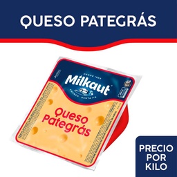 Queso Pategras Milkaut Trozado x kg.