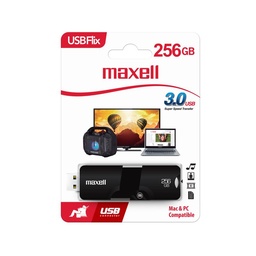 Pendrive Maxell Flix 3.0 256Gb Negro