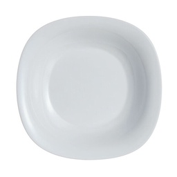 Plato Luminarc Hondo Carine 21 cm. Blanco