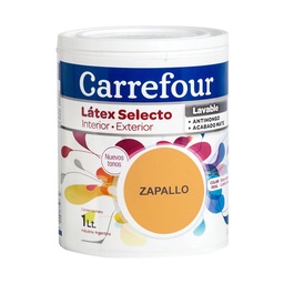 Látex Interior/exterior Carrefour Selecto Zapallo 1 l.