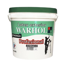 Latex Exterior Profesional Warhol Blanco Mate 10 lt.