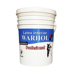 Latex Interior Profesional Warhol Blanco Mate 20 lt.