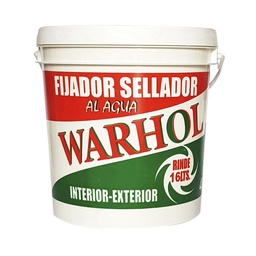 Fijador Sellador Warhol Transparente 4 lt.