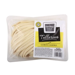 Tallarines Al Huevo Corte Casero Carrefour 500 g.