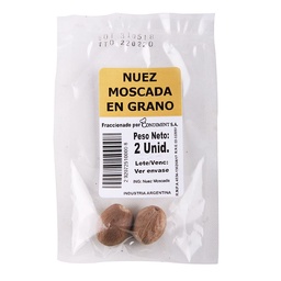 Nuez Moscada en Grano 2 u.