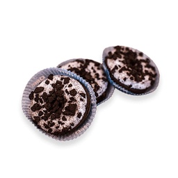 Donut Oreo Baño Base Chocolate 4 uni