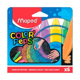 Tizas Maped Colorpeps para Acera x 6 uni