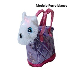 Cartera con Peluche Mascota 17 cm (Modelos Surtidos)