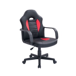 Silla Gamer Carrefour Home Básico Negro y Rojo