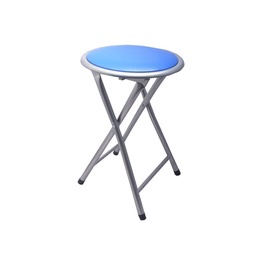 Banqueta Carrefour Home Caño Plegable Azul