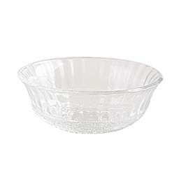 Bowl Baroque Zibo Vidrio 13.5 cm Diámetro 5 cm Alto