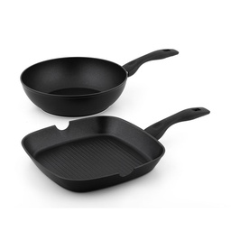 Set Wok 28 cm + Bifera 28 cm