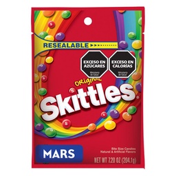 Confites Frutales Skittles 204 g.