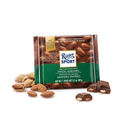 Chocolate Ritter con Almendras Sport 100 g.