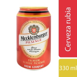 Cerveza Rubia Mecklenburger Pilsener 330 cc.