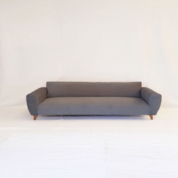 Sillon 2 Cuerpos Manhattan Pana Gris Claro