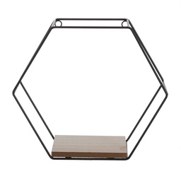 Estante Carrefour Home Hexagonal Negro